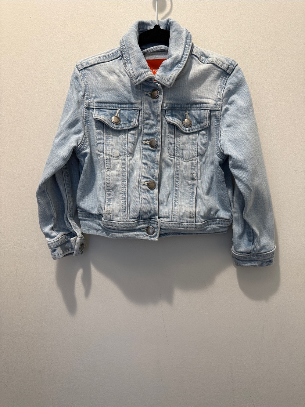 Joe Fresh toddler heart Jean jacket in size 3T